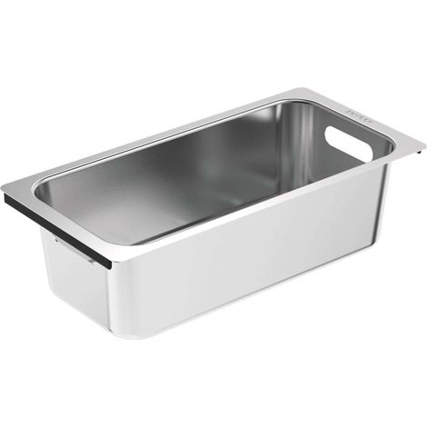 SCHOCK - Schale für Spülbecken, 37x19x11 cm, Edelstahl 629017 (1/2)