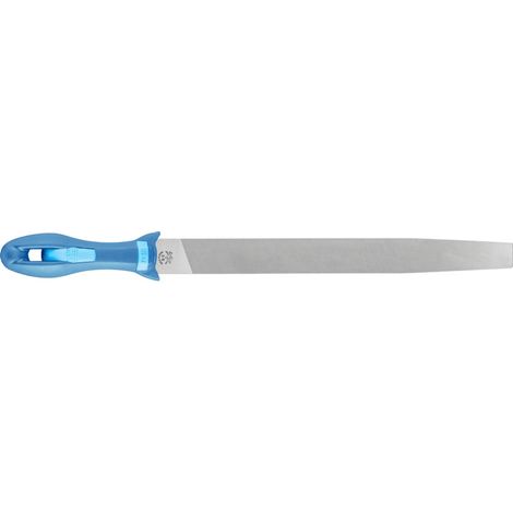 PFERD TOOLS Werkstattfeile mit Heft Flachspitz 300mm Hieb 3 für Feinbearbeitung, Schlichten