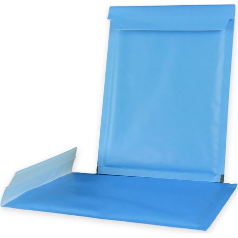 Lot de 100 Enveloppes à bulles ECO D/4 BLEUES format 180x260 mm
