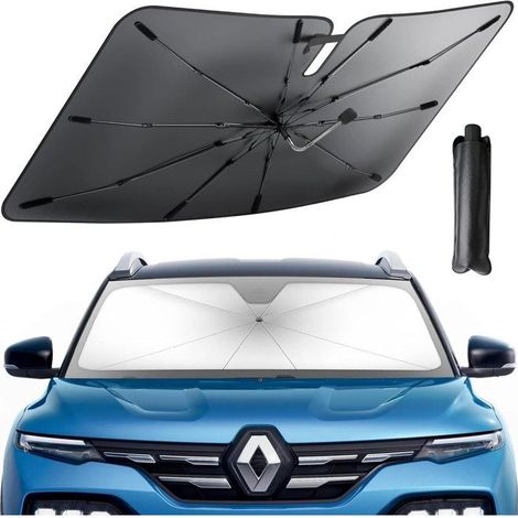 Parapluie de voiture anti-UV (taille L) - Rotation à 360 degrés - Parapluie pare-soleil pliable pour pare-brise - Protection (1/5)