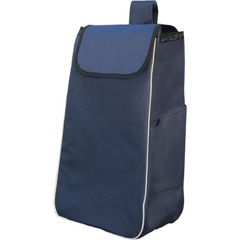 Sac de Rangement de Remplacement pour Panier de Courses Pliable étanche pour Utilisation en extérieur et en intérieur avec Poches latérales et Poche, Bleu foncé épaissi (1/5)