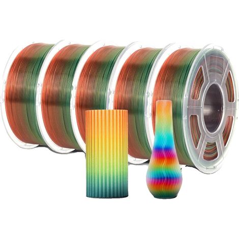 Filamento PLA, diametro 1,75 mm, materiale ecologico (1/2)