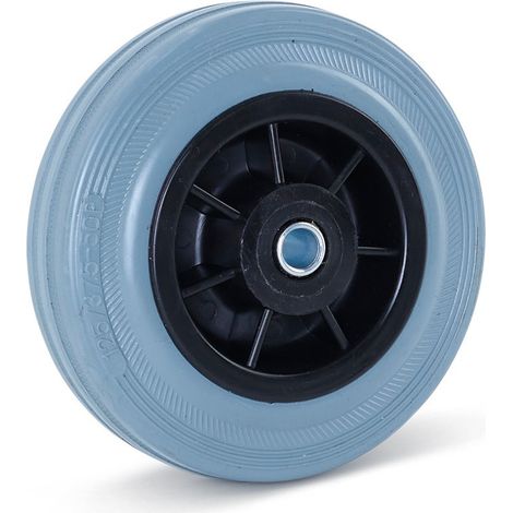 Roue libre - MESO - Caoutchouc gris - 125mm - Sans trace - 120kg