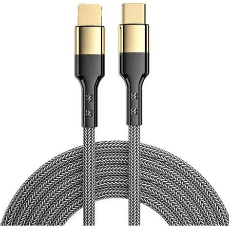 Câble de données pour téléphone portable à charge rapide supraconductrice PD 60 W - Câble de charge USB-C mâle-mâle 3 A, 2 m (1/5)