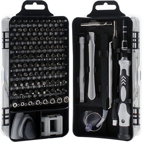 Screwdriver Set - 115 in 1 - Precision Torx Bit Set with Flexible Shaft - for iPhone Laptop Watch Camera Glasses - 1 Set (1/5)