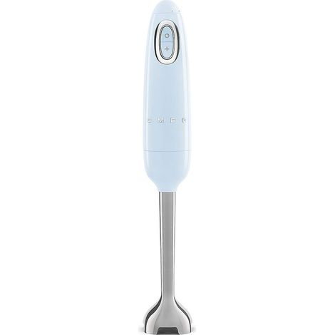 Smeg, frullatore a immersione hbf01pbeu, funzione turbo e sistema di taglio flowblend, con impugnatura antiscivolo, avvolgicavo integrato, accessori non inclusi, potenza 700w, azzurro (1/5)