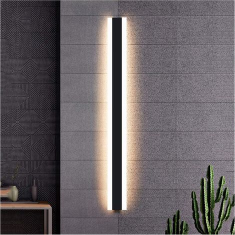 Applique Murale d'intérieur, Moderne Longue Bande Applique Murale, LED Applique Murale en Aluminium, Porche de Jardin Applique Lumière, 110V 220V Applique Luminaire, (40cm Blanc Chaud) (1/3)