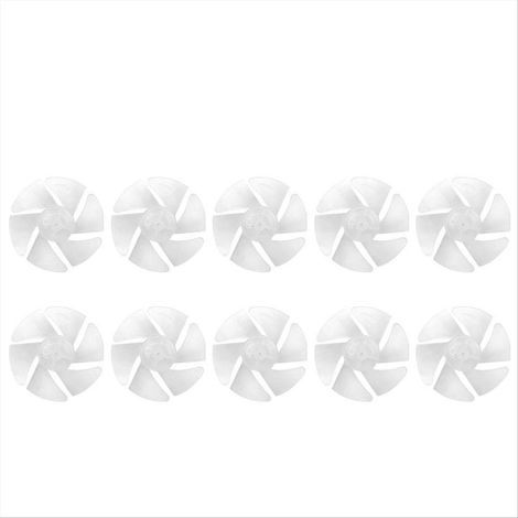 Mini Plastic Fan Blade Small Power Hair Dryer Fan moteur accessoires (1/5)
