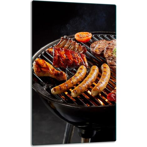 GLASPLATTE TISCHPLATTE 30x52 GRILL (1/5)