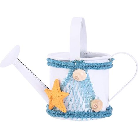 Arrosoir en métal pour enfants, style marin – pour le jardin – pour une utilisation en intérieur et pour les plantes (1/4)