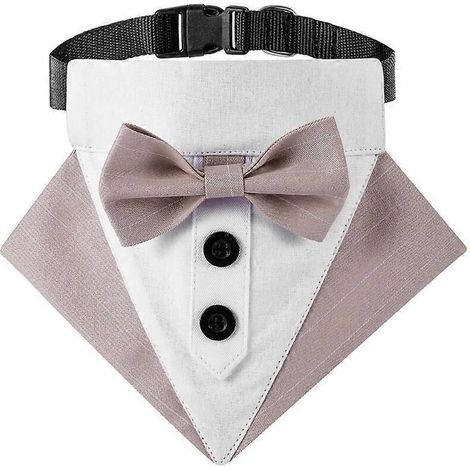 Kätzchen-Fliege-Halsband, elegante Prinzen-Halskette, Foto-Accessoire, Rosa (1/4)
