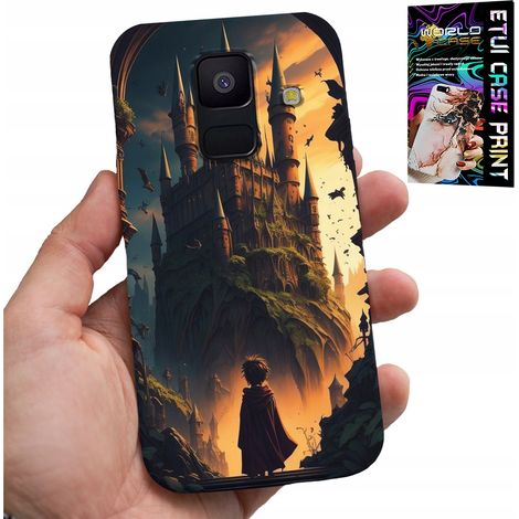 Funda para Samsung A6 2018 - Funda para un fanático de la magia, magos, varitas y cremalleras. (1/5)
