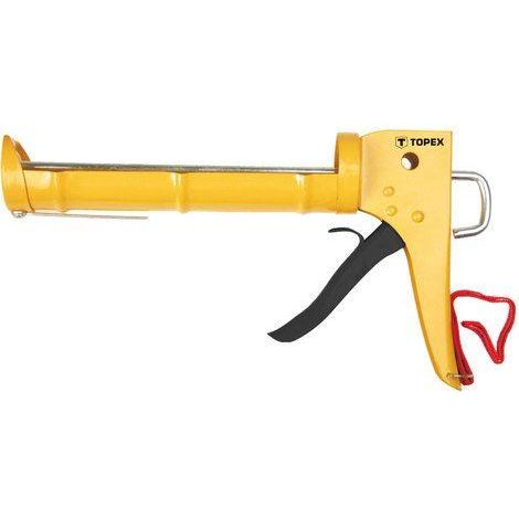 FPLUS pistola silicona cremallera , TOPEX 21B235 Pistola para tubos de silicona de cremallera