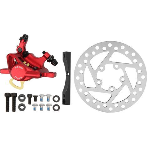 Kit de freins hydrauliques pour scooter avec rotor de 120 mm et adaptateur pour scooter électrique Xiaomi M365 (1/5)