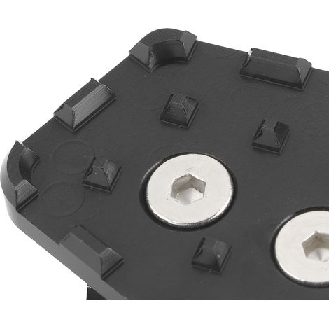Pédale de frein arrière allongée avec plaque élargie en alliage d'aluminium CNC pour BMW G310GS G310R 2017-2020, Noir (1/5)