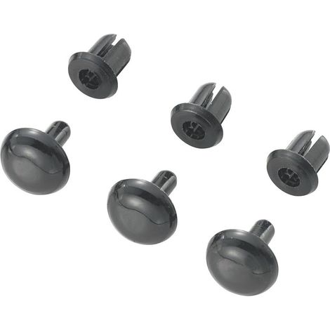 TRU COMPONENTS TC-SRR-450K203 TC-10820820 Rivetto Ø foro 4 mm Nero 1000 pz.