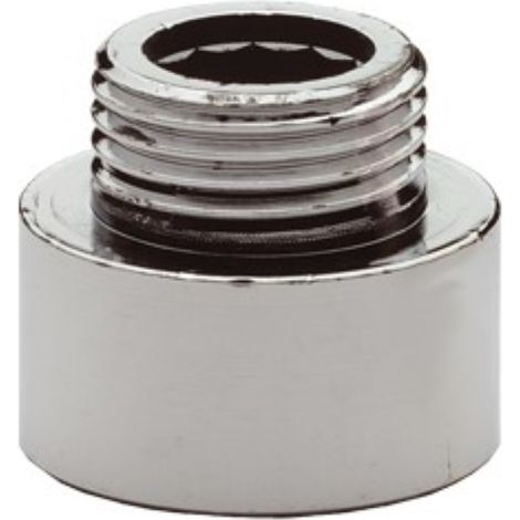 Prolunga femmina maschio con riduzione idrobric in ottone cromato, 1/2 in x 3/4 in, smk-n0333 b (1/2)