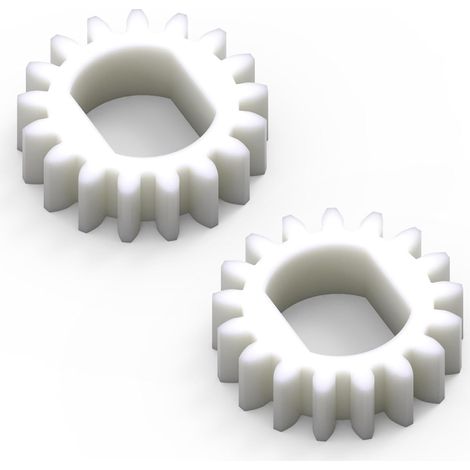 Lot de 2 Roues dentées pour HP OfficeJet Pro 8010 9020, Pièce rechange plastique, Installation facile bureau (1/2)