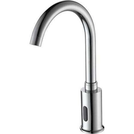 Robinet automatique infrarouge – Sortie d'eau chaude et froide – Technologie sans contact pour lavage hygiénique – Économe en eau (1/4)