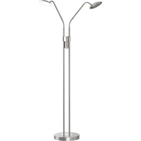 Lampe de lecture 2 lumières Tallri nickel dimmable - 40488