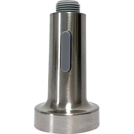 Doccetta monoblocco per lavello da cucina, rubinetto a pressione, accessorio doccia universale professionale (grigio) - 52 x 100 mm (1/5)