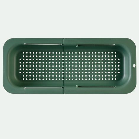 Panier d'évier Extensible, Passoire au-dessus de l'évier pour Laver les Légumes et les Fruits, plats secs, Articles de Cuisine et de Maison, Vert (1/5)