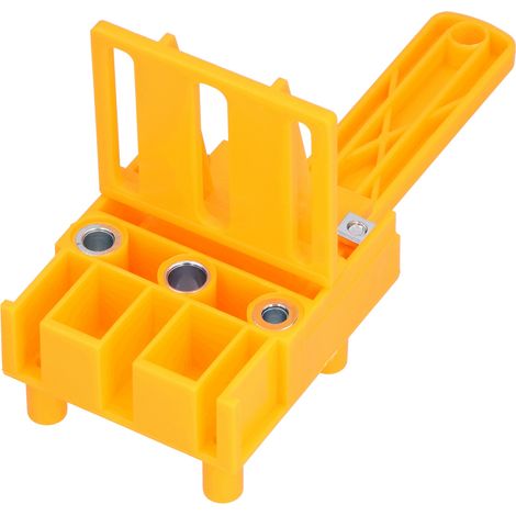 Gabarit de perçage pour tourillons, outil portatif de guidage pour trous de 6 mm, 8 mm et 10 mm pour le travail du bois (1/5)