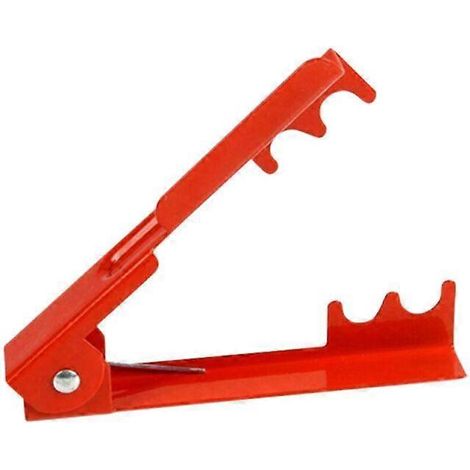 Filiyano – outil de jardin en – (Orange) Éliminateur d'épines pour feuilles de houx de Noël et tiges de roses, outil de jardin en métal pour fleuriste