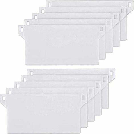 Plaque de Lestage - Pour Stores Verticaux Californiens - 127 mm - Blanc - Lot de 10 (1/5)