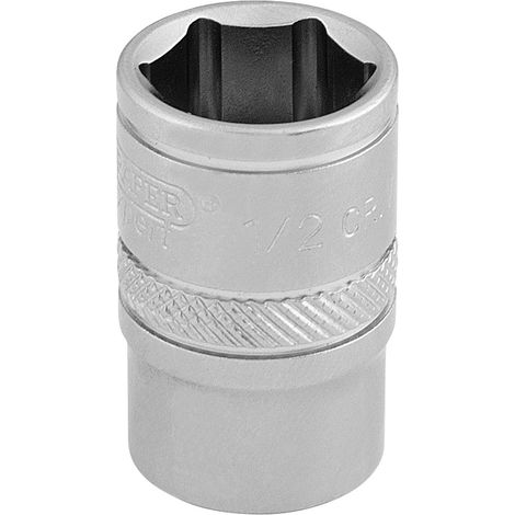 Draper D-AF/MS 3/8 Inch Square Drive 6-Point Imperial Socket, 1/2 Inch Drive, Blue (1/5)