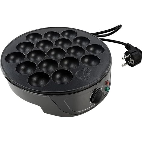 Takoyaki Maker électrique 750 W 18 trous Machine à Takoyaki Mini Pieuvre Boules Maker Plaque de cuisson 220-240V Plaque de Cupieuvre Antiadhésive pour la fabrication de boules de pieuvre japonaises (1/5)
