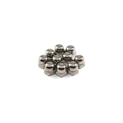 M6 Hutmuttern-Sechskantmuttern-Set aus Edelstahl 304 (30-teilig) - Crezuo
