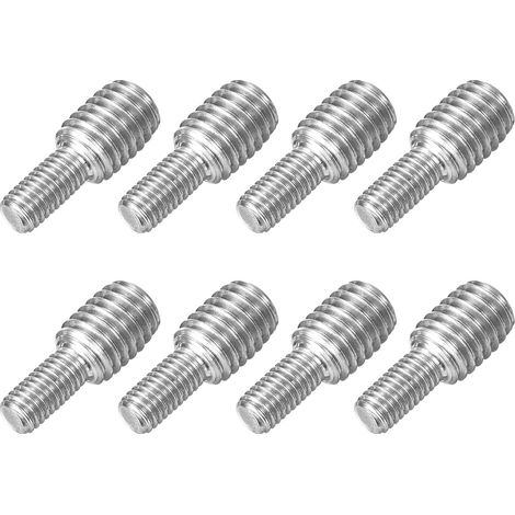 8pcs Boulon à Tige Filetée Double Extrémité M5x10mm à M8x10mm (1/5)