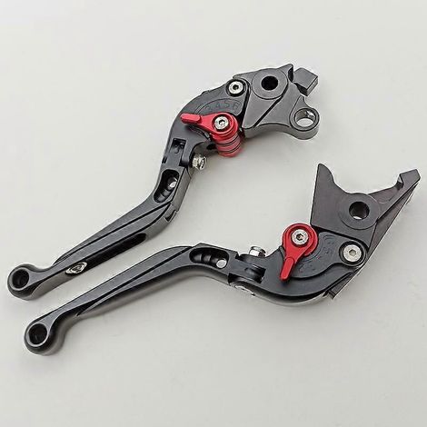 Guidon de frein et d'embrayage en alliage d'aluminium modifié (noir) pour HAYABUSA/GSXR1300 2008-2020 (1/4)