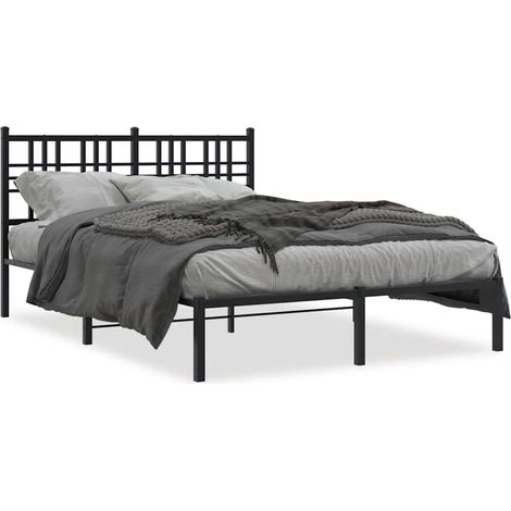 Maison Exclusive - Estructura cama sin colchón con cabecero metal (1/5)