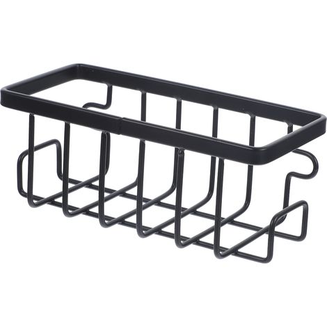Support Pour Éponge - Ventouse En PVC Et Fer - Pour Évier De Cuisine Ou De Salle De Bain - 14 X 6,5 X 6 Cm - 1 Pièce (1/5)