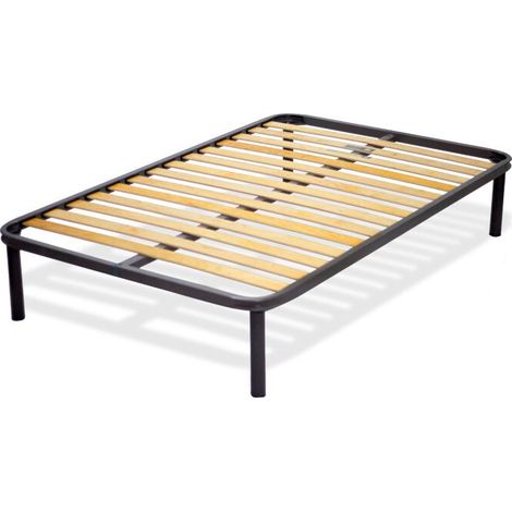 RETE 1 PIAZZA E MEZZA 120X190XH34CM CON 13 STECCHE