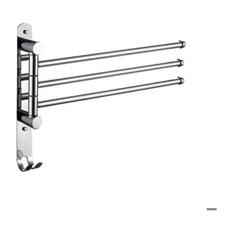 304 porte - serviettes pivotants muraux, bras de porte - serviettes, porte - serviettes pivotants pour salle de bain / cuisine (1/5)