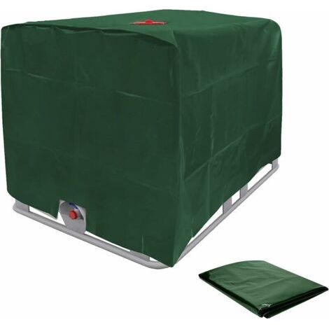 QORVA-Bâche de protection pour réservoir d'eau 1000L Pour conteneur IBC Housse de protection film UV, 120x100x116cm