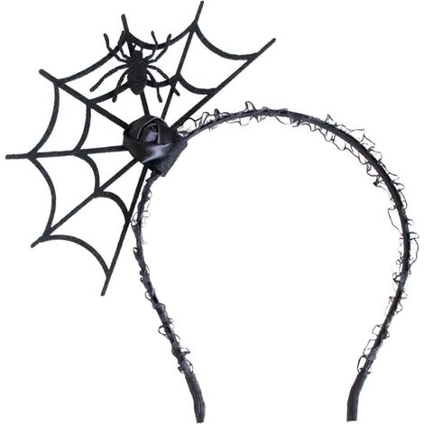 Bandeau De Costume D'araignée Fournitures d'halloween Cerceau De Cheveux en Toile D'araignée Bandeau d'halloween Bande De Cheveux Fantôme Araignée Accessoires Bal De (1/5)