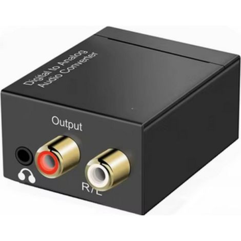 Convertitore Adattatore Audio Digitale Analogico Coassiale Suono Qualita' (1/5)