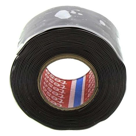 Tesa – Ruban auto-amalgamant 25mm x 3m – Résistance à +260°C – Tension disruptive 8000V – Caoutchouc silicone pour environnements extrêmes