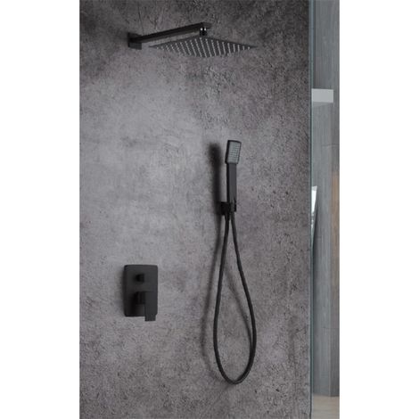 Conjunto ducha monomando IMEX GPE006/NG Dublín empotrado negro ma (1/5)