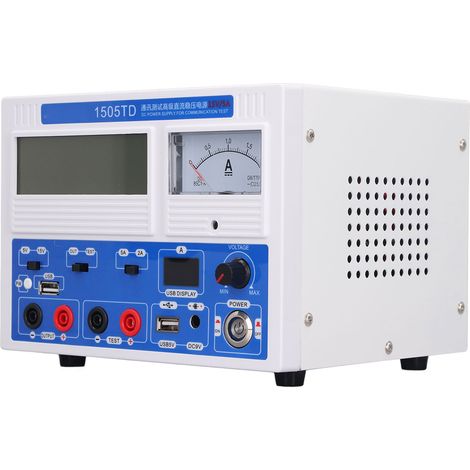 Alimentation CC à découpage, réglable, avec affichage LCD, tension d'entrée AC220±10%V (1/5)