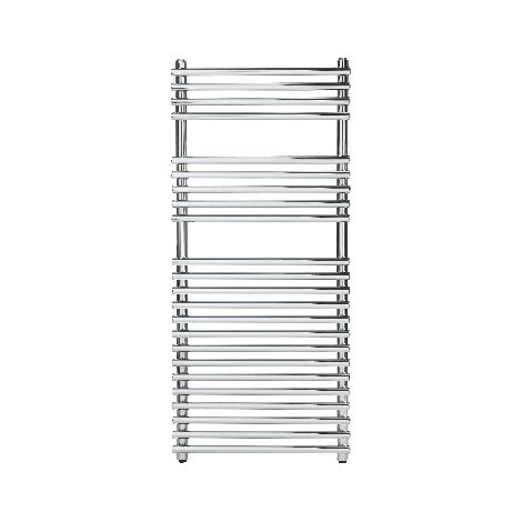 Verchromter Designheizkörper, elegant und funktional