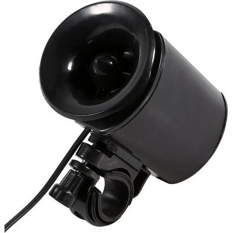 Klaxon électronique noir à 6 sons puissants, sonnette, alarme, accessoire pour guidon de vélo (1/5)