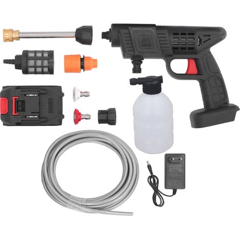 Nettoyeur haute pression sans fil 32 bar, portée 3-5m, 400W, batterie rechargeable, pulvérisateur d'eau portatif, prise UE 100-240V (1/5)