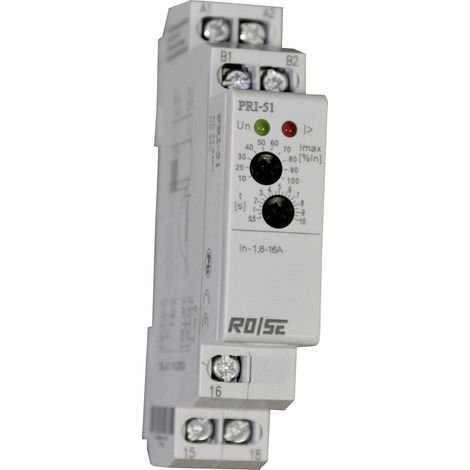 Überwachungsrelais 24, 24 - 24, 240 V/DC, V/AC 1 Wechsler Rose LM PRI-51/8 1 St.