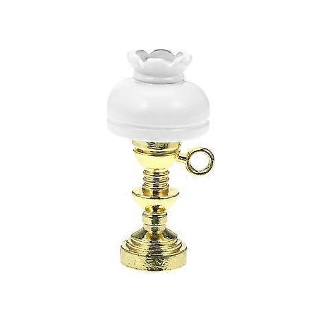 Miniatur-Tischlampe, Puppenhaus-Schreibtischlampe, Miniaturhauslampe, Vintage-Tischlampenmodell