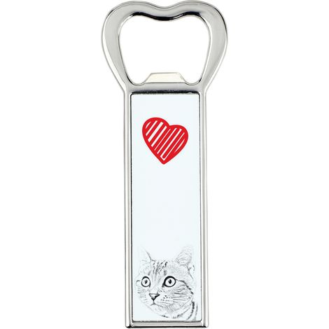American Shorthair - apribottiglie con un gatto, apri frigo personalizzato, regalo unico per uomo di Art-Dog (1/5)